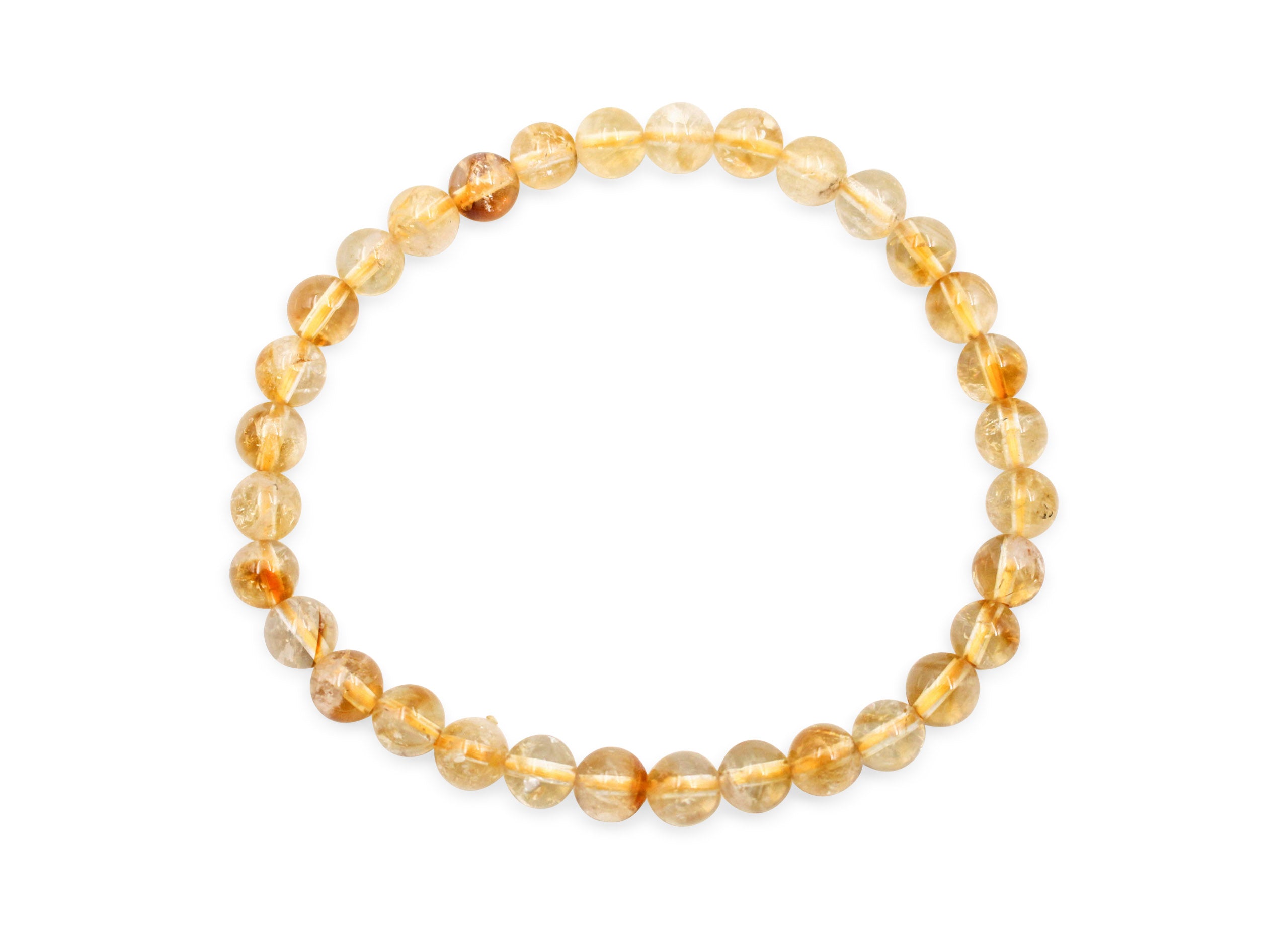 Citrine - Beads Bracelet - 6mm Citrine - Beads Bracelet - 6mm